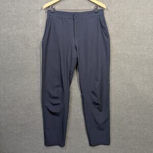 Fabletics The Don Trouser Pants 31x31 Navy Blue Performance Wicking Golf Casual